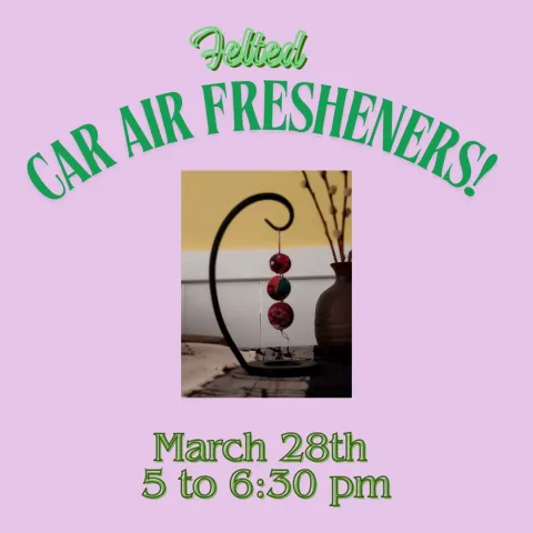 felted car air fresheners