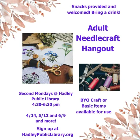 Jen's Monday Needlework flyer