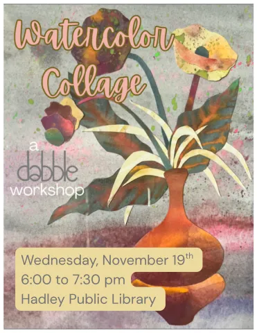watercolor collage - dabble