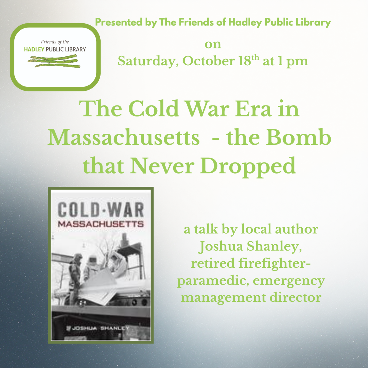 FOHPL event - Joshua Shaley